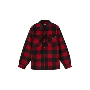 Image of Dickies Portland Red Shirt Large Red & Black
