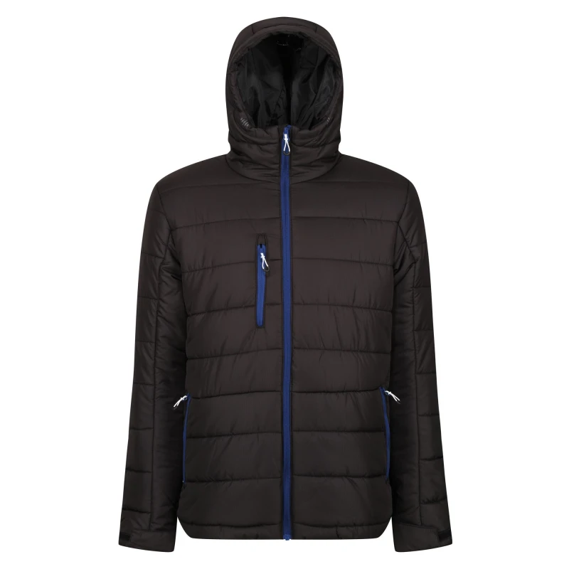 Image of Regatta Professional Mens Thermal Padded Jacket in True Black Size: Small True Black Male S