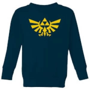 Image of Nintendo Legend Of Zelda Hyrule Kid's Sweatshirt - Navy - 11-12 Years
