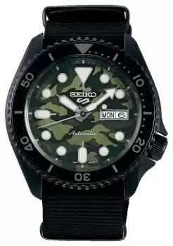 Image of Seiko SRPJ37K1 5 Sports SKX aCamouflagea Street Style Watch
