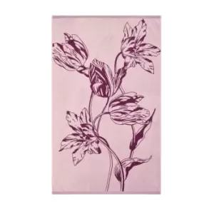 Image of Ted Baker Tulip Hand Towel, Dusky Rose