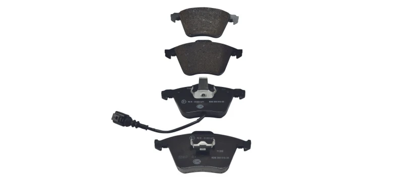 Image of HELLA Brake pad set HELLA 8DB 355 010-351
