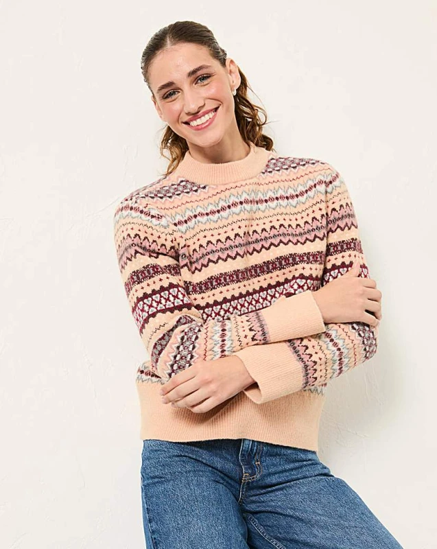 Image of FatFace Fatface Genevieve Crew Natural - FatFace - Size: 10 Natural Female 10 RF32601