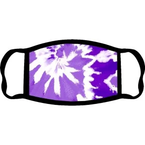 Image of Prince - Tie-Dye Love Symbol Face Mask - Black