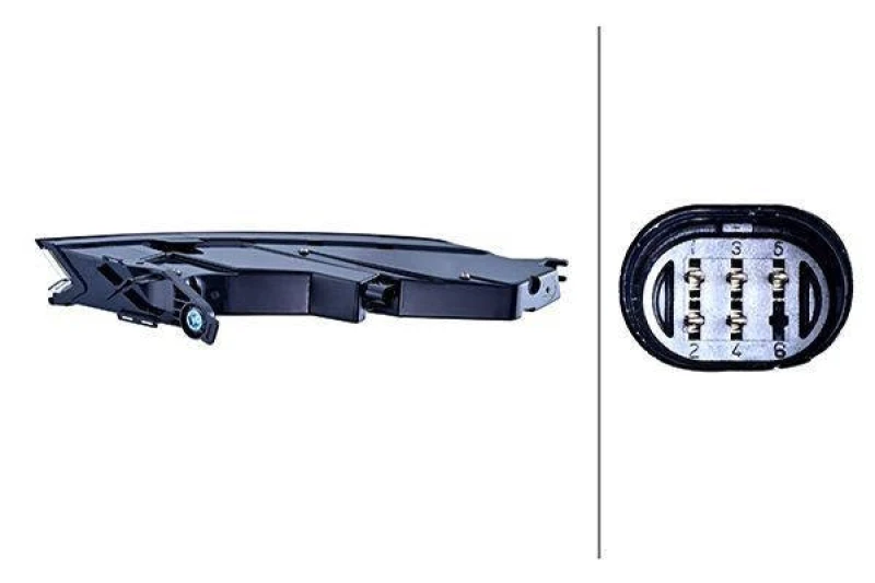 Image of HELLA 2SD 015 386-561 Rear light Right, LED Combination Rearlight (391)