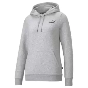 Puma Womens ESS Small Logo Hoodie (XSmall, Grey)