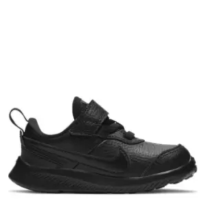 Image of Nike Varsity Leather Infant Boys Shoe - Black