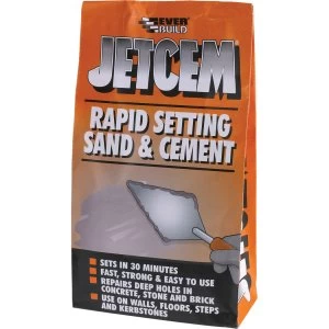 image of Everbuild Jetcem Premix Sand and Cement 2KG