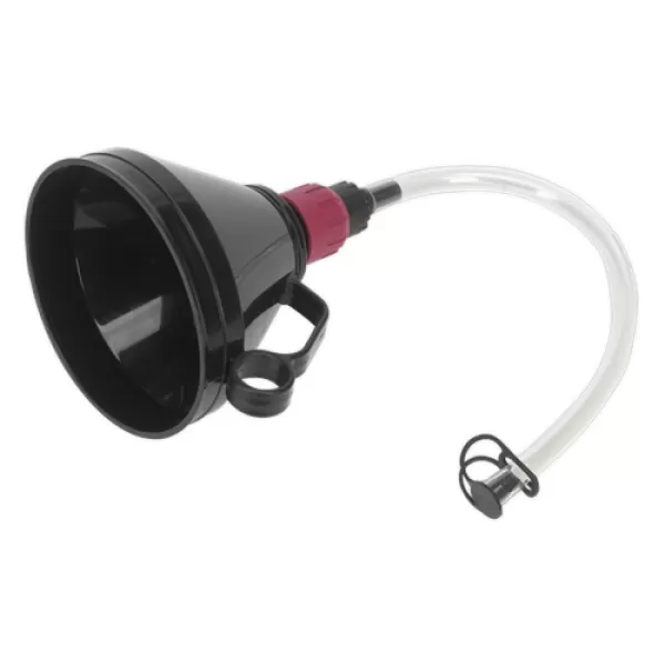 Image of Genuine SEALEY VFF1 Valved Funnel with Flexible Spout Ø160mm
