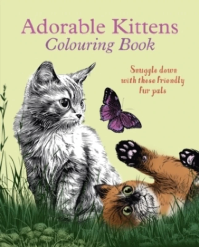 Image of Adorable Kittens Colouring Book : Snuggle down with these friendly fur pals Paperback / softback