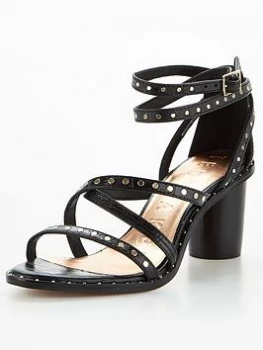 Ted Baker Studded Mid Heel Gladiator Sandal - Black, Size 40, Women