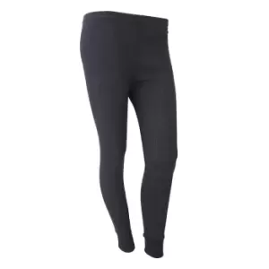 Image of FLOSO Ladies/Womens Thermal Underwear Long Jane/Johns (Standard Range) (Hip Fit: 30-32inch (8-10)) (Black)