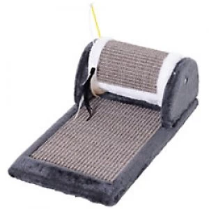 Image of PawHut Cat Tree Grey 250 mm x 450 mm x 160 mm