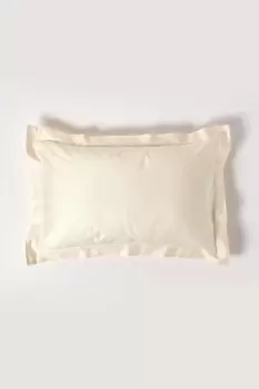 Image of Duck Egg Blue Organic Cotton Oxford Pillowcase 400 TC