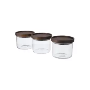 image of Artisan Street 600ml Stacking Storage Jar Set Of 3