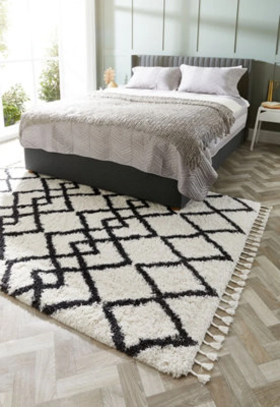 Image of Origins Morocco Ivory/charcoal 120X170Cm Rug