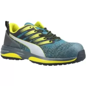 Puma Safety Mens Charge Low Trainers (8 UK) (Blue/Lime Green/Grey) - Blue/Lime Green/Grey