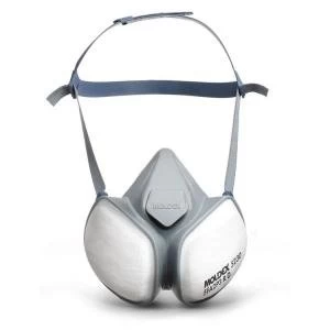 image of Moldex FFA2P3RD Half Mask with Pleated Filter Technology White Ref