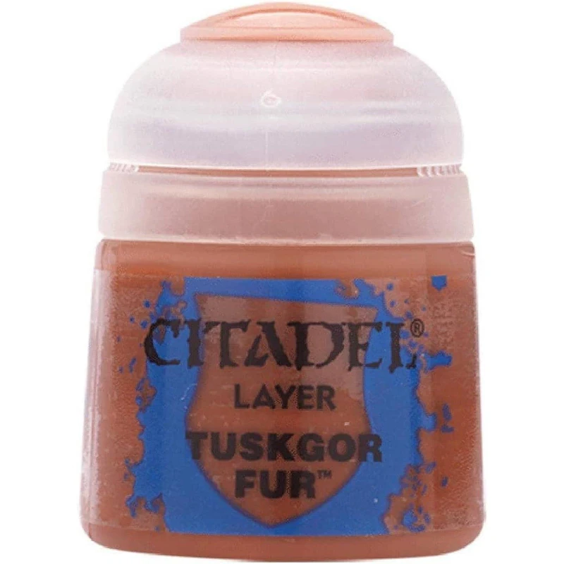 Image of Citadel Games Workshop Colour Layer: Tuskgor Fur (12ml) Paint Multi