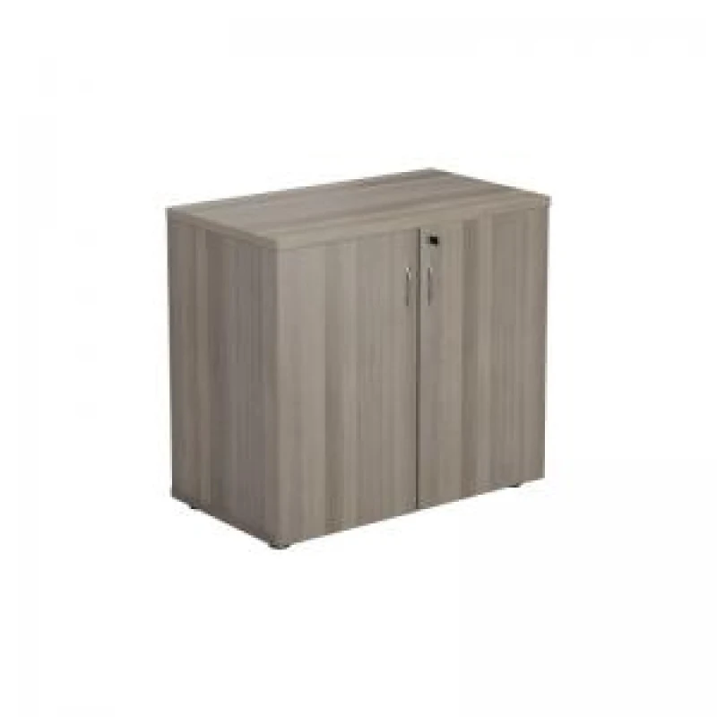 Image of Jemini Wooden Cupboard 800x450x730mm Grey Oak KF811237