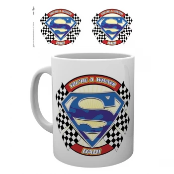 image of Superman - You're A Winner Dad Mug