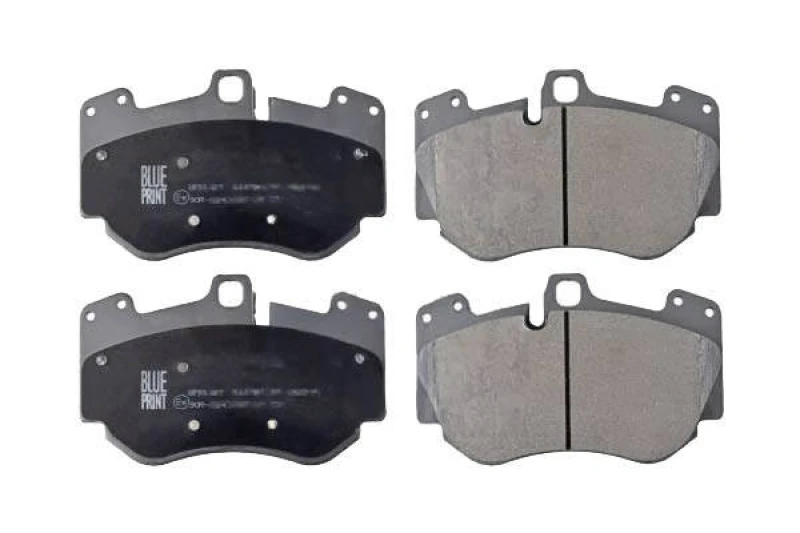 Image of Blue PRINT ADV184280 Brake pad set Front Axle, prepared for wear warning indicator Brake Pad Set,disc brake (402)