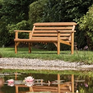 Image of Woodshaw Thornton Rustic Bench 5ft