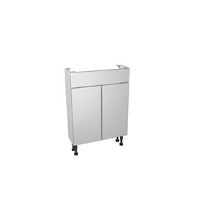 Image of Wickes Vienna Grey Gloss Fitted Compact Units - 600 mm