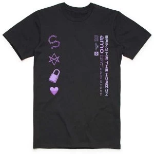 Image of Bring Me The Horizon - Amo Symbols Unisex Medium T-Shirt - Black