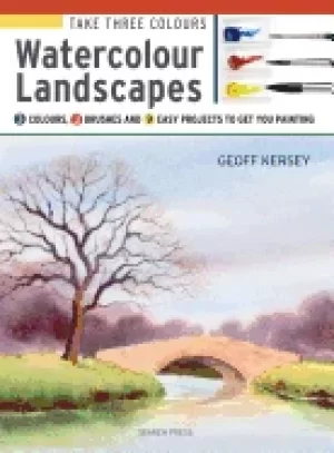 Image of take three colours watercolour landscapes start to Paint with 3 colours 3