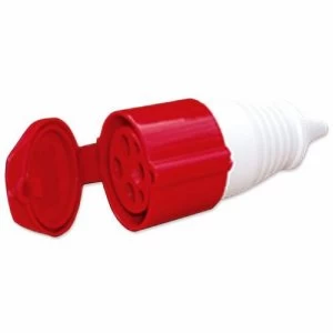 Image of ESR ESR 16A 380V-415V IP44 Industrial 5 Pin In-Line Caravan Female Socket