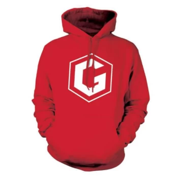 image of Grian Hoodie - Red - M