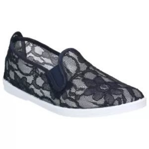 Flossy Womens/Ladies Bimba Slip On Shoe (5.5 UK) (Navy)