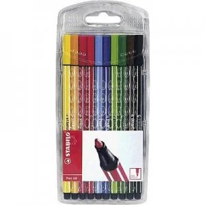 image of Stabilo Colour pen STABILO Pen 68 6810/PL Multi-colour (gradient) 1mm 10 pcs/pack 10 pcs