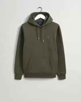 image of GANT Men Original Hoodie (S) Green