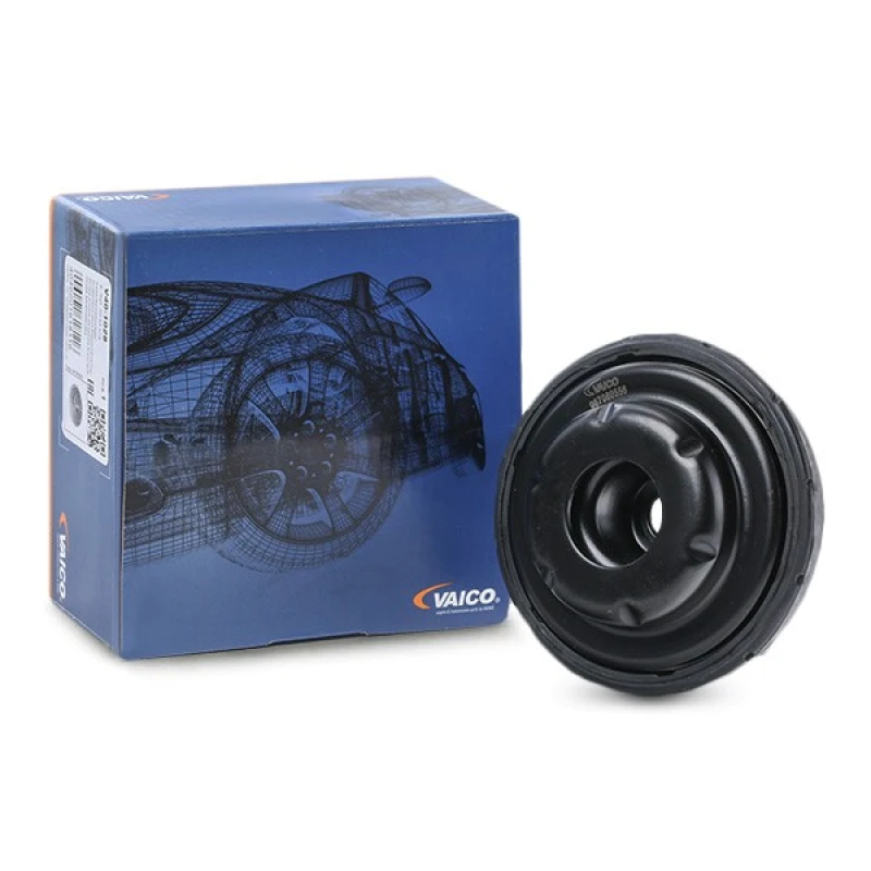 Image of VAICO V40-1028 Top strut mount Original VAICO Quality, Front Axle, with integrated ball bearing Suspension Strut Support Bearing (1180)