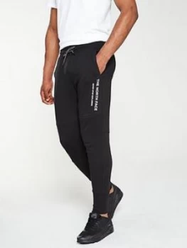 Image of The North Face NSE Graphic Pants - Black, Size L, Men