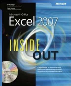 Image of Microsoft Office Excel 2007 inside Out by Craig Stinson Book