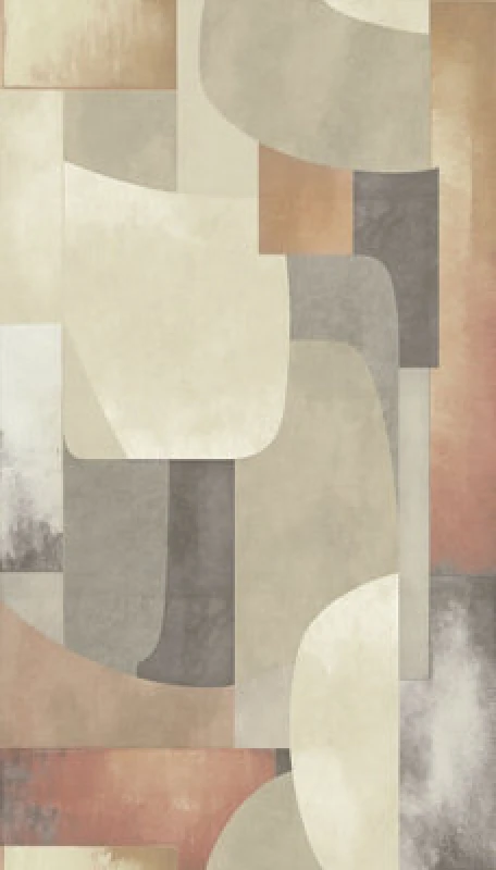 Image of As Creation Bricoflor Non-Woven Wallpaper, Retro Wallpaper, Geometric, Scandinavian In Beige, Brown, Grey - 8,80 X 0,53 M