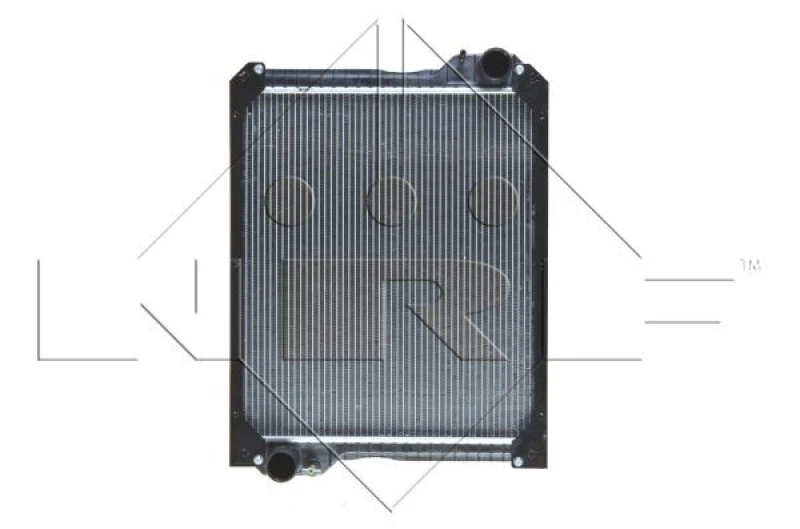 Image of NRF 54075 Engine radiator Brazed cooling fins, Aluminium Aluminium Radiator,engine cooling (470)
