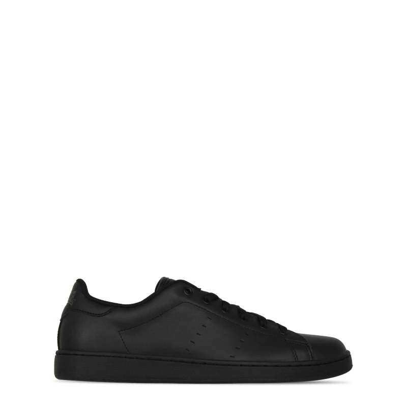 Image of Lonsdale Leyton Leather Mens Trainers - Black 6