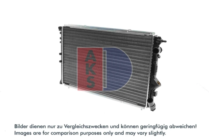 Image of AKS DASIS 180850N Engine radiator Aluminium, Mechanically jointed cooling fins Radiator,engine cooling (470)