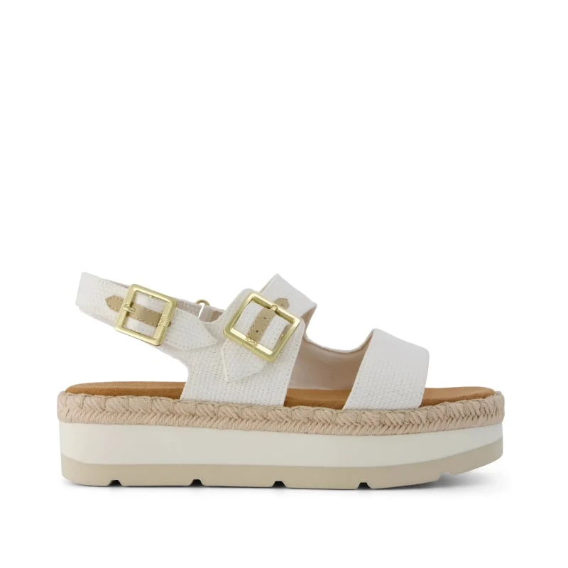 Image of TOMS Womens wedge sandals Toms Giana Blanc Female 36,5