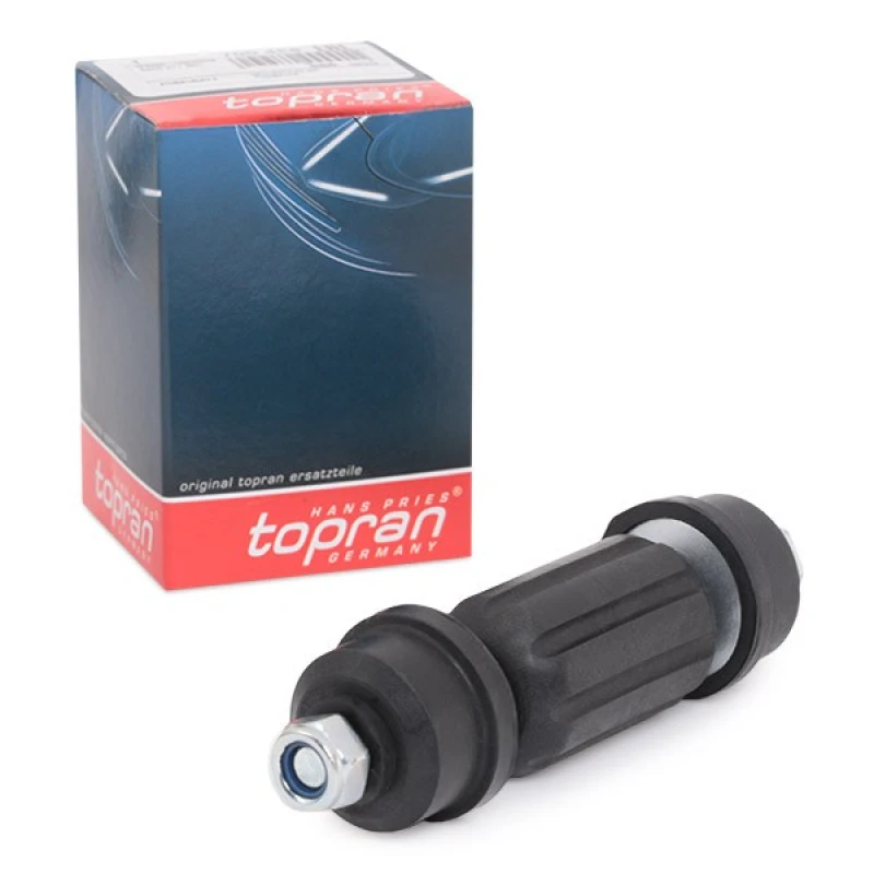 Image of TOPRAN 301 832 Anti-roll bar link Rear Axle Right, with fastening material Link Stabiliser (3229)