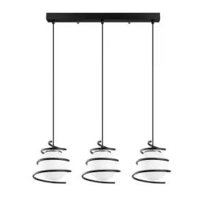 Image of Model 6 Deco 3-light Ceiling Lamp Adjustable Height