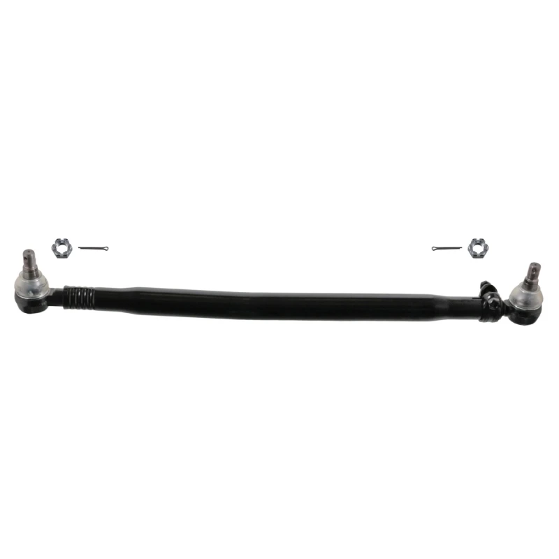Image of FEBI BILSTEIN 39121 Centre Rod Assembly Front Axle, with castellated nut and split pins Centre Rod Assembly (285)