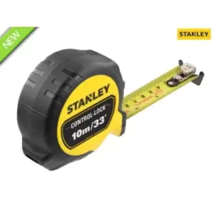 image of Stanley Control-lock Pocket Tape 10M/33ft (Width 25MM)