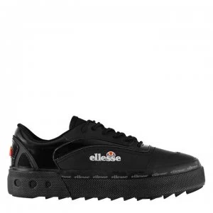 Image of Ellesse Alzina Trainers - Black Mono