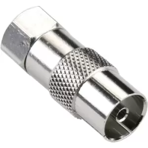 Image of F-Connector Male to 1x IEC Coax Female Low Noise Adapter