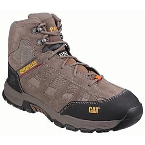 Image of Caterpillar Cat Structure Hiker Safety Boot Brown Size 10